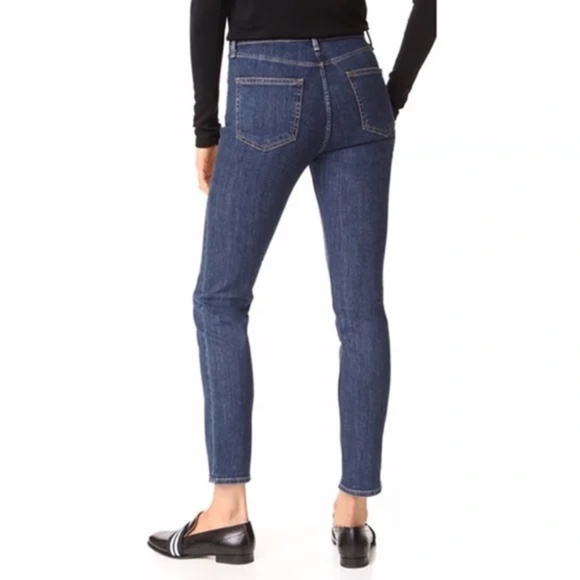 Rag & Bone Cigarette Jeans in Dark Paz - Picture 3 of 8